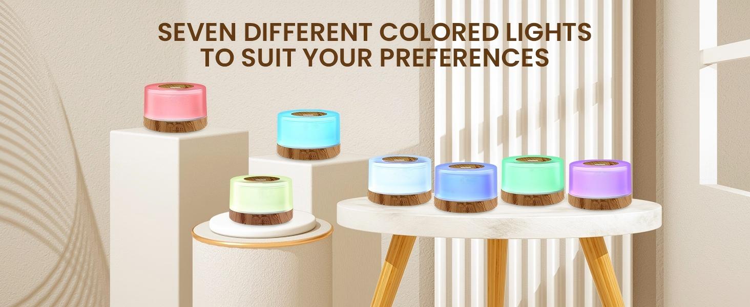 WP-031 seven different coloured LED lights to suit your preferences