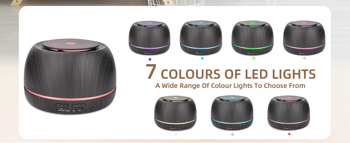 WP-158 7 colours of LED lights - a wide range of colour lights to choose from