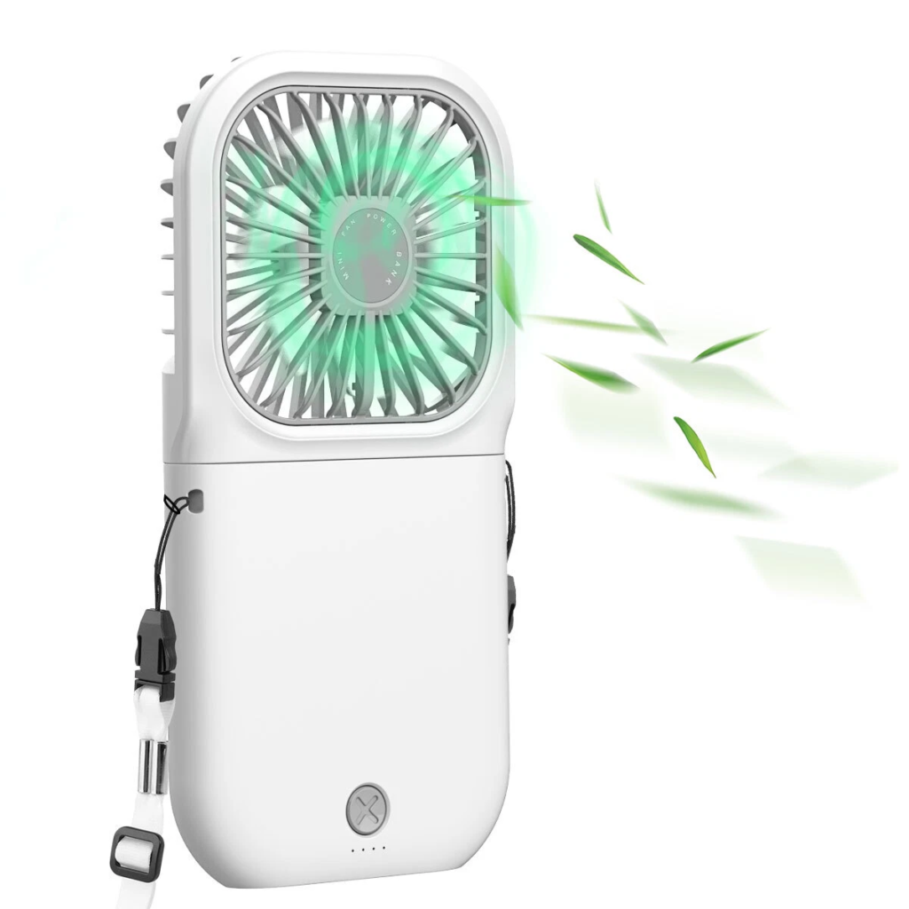 WP-F20 2-In-1 Power Bank Ultra-thin Folding Fan