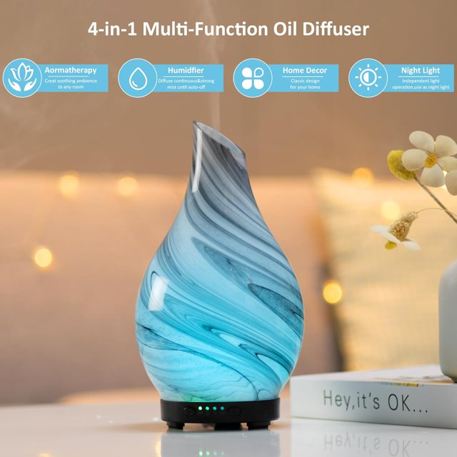 WP-167 4-in-1 multi-function oil diffuser - aromatherapy, humidifier, home decor and night light