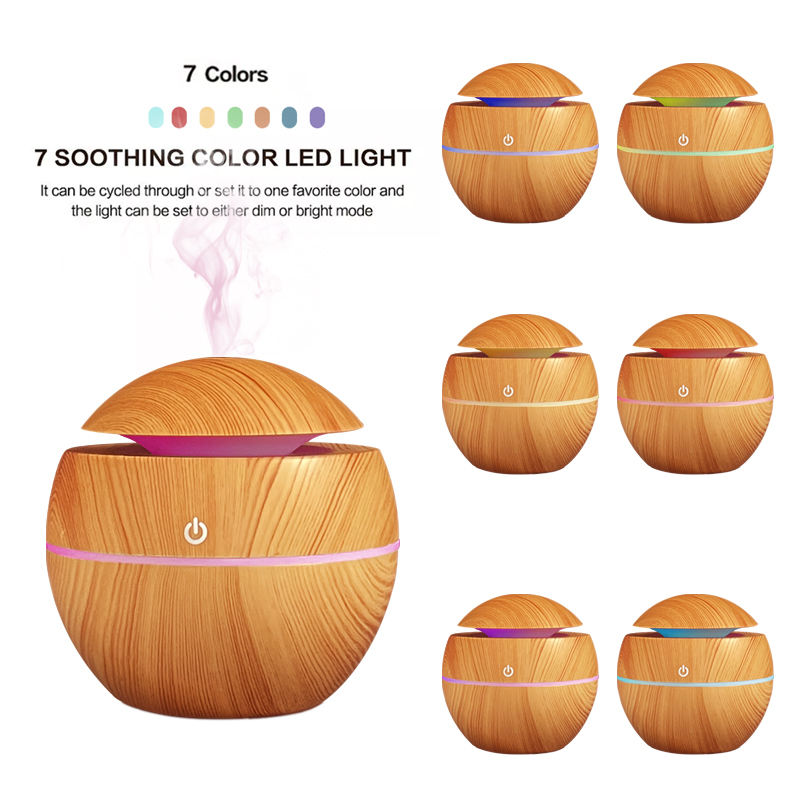 WP-006 little mushroom humidifier ambient light color options
