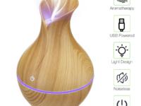 Classic Small Vase Humidifier-Light Wooden Grain