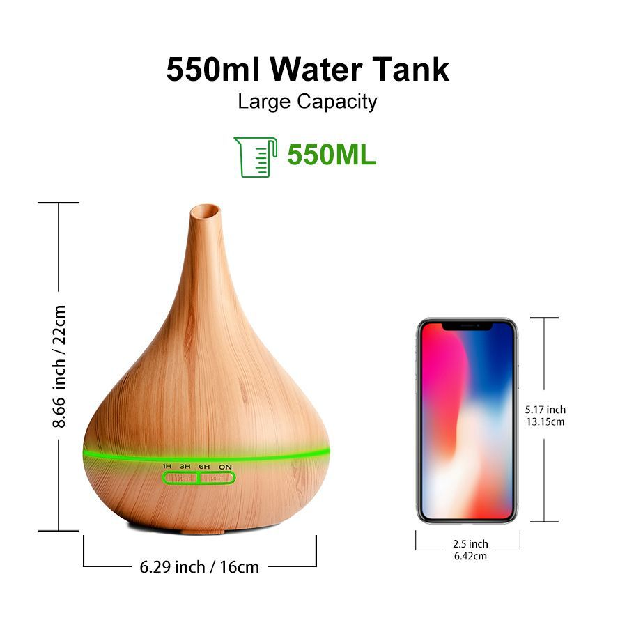 WP-034 550ml large capacity water tank, 22cm tall and 16cm wide