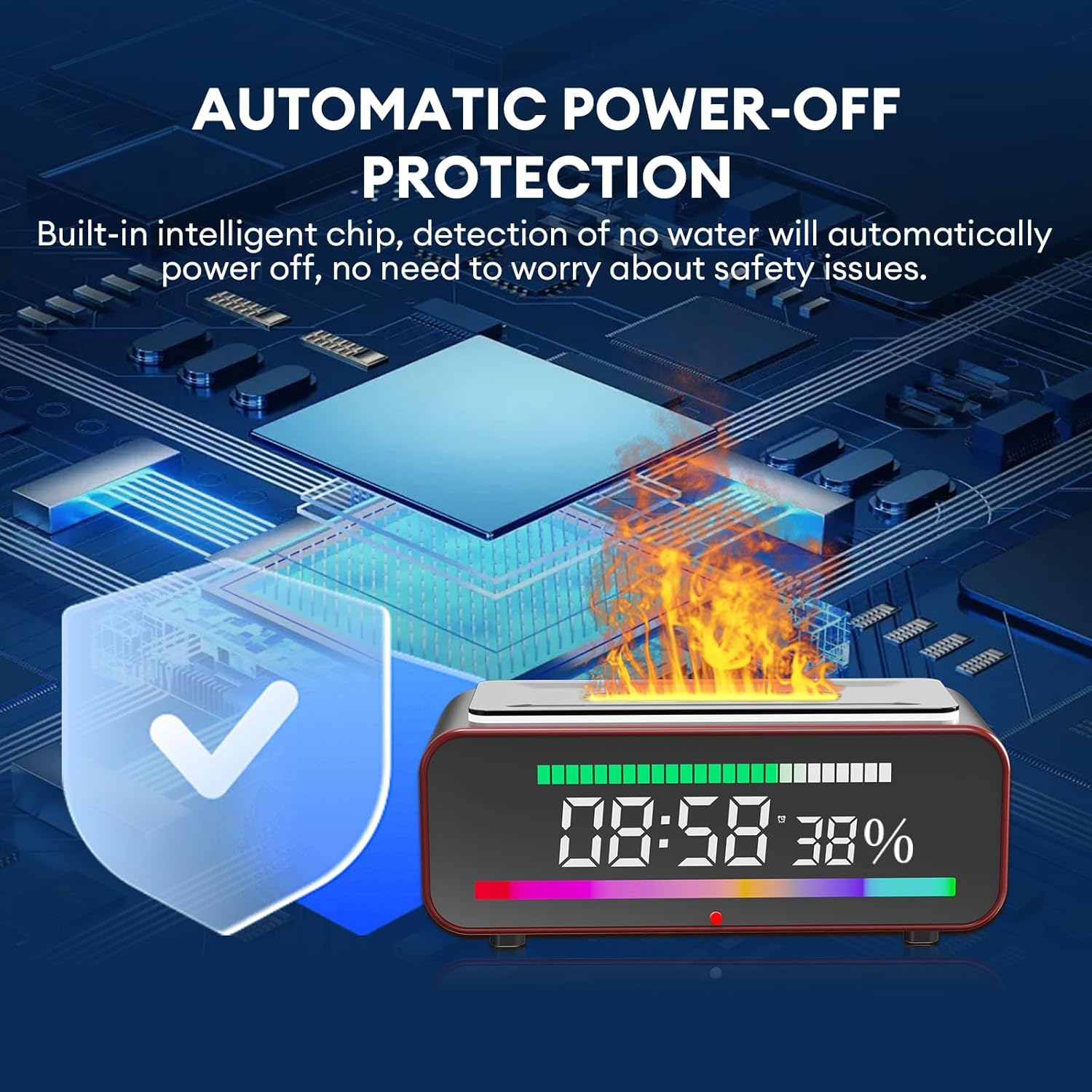 WP-K52 automatic power-off protection when the water runs out