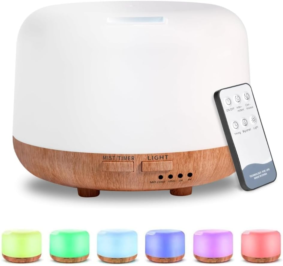 WP-117 300ML Ultrasonic Remote Control 300ML Essential Oil Diffuser