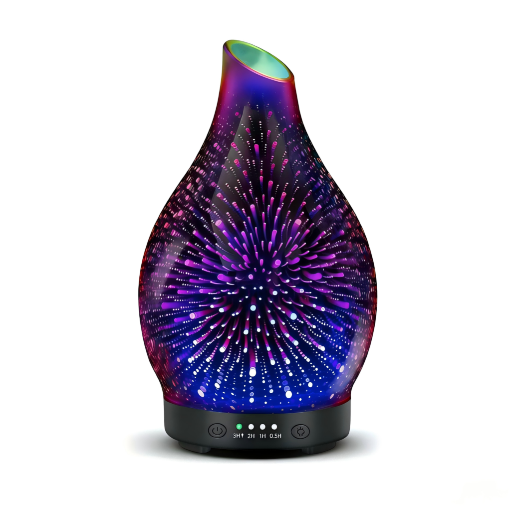 WP-166-C Glass Night Light Aromatherapy Diffuser