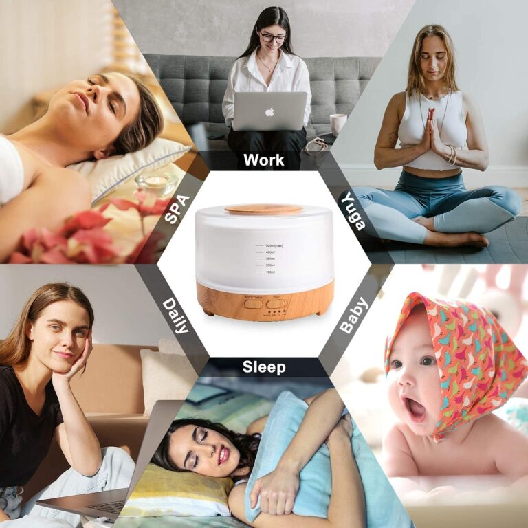 500ml Smart Bluetooth diffuser for work, SPA, yoga, daily use, baby rooms and sleep