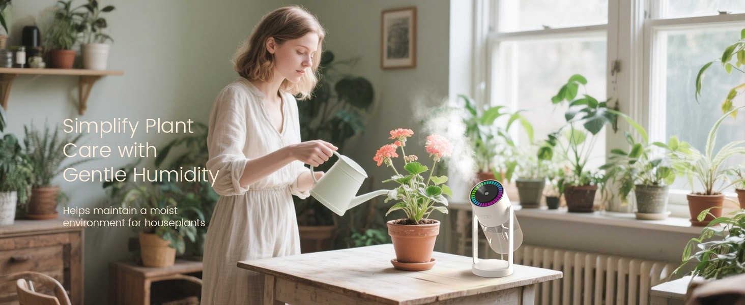 WP-028 humidifier for plant care and gentle humidity