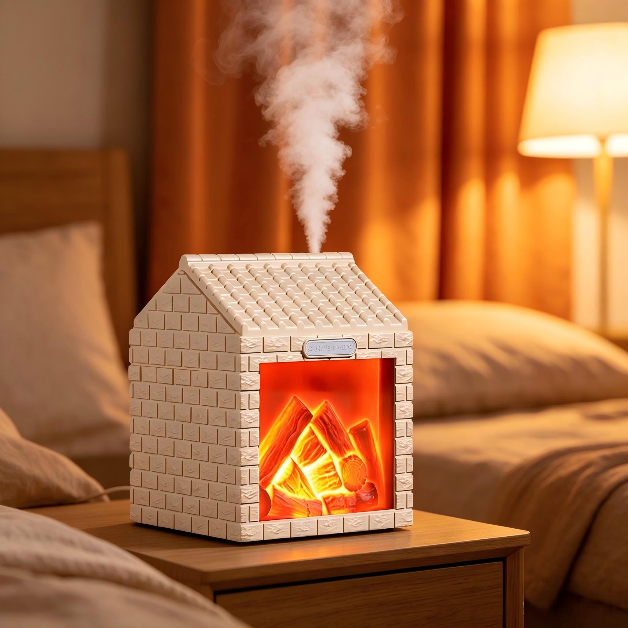 WP-354 charcoal house humidifier on a nightstand in a warm bedroom