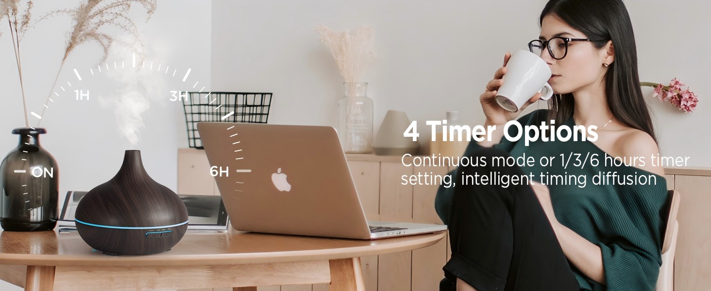 WP-021 four timer options - continuous mode or 1, 3 and 6 hour timer settings
